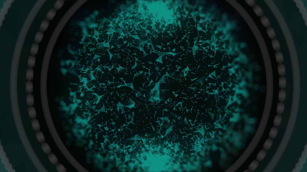 4k fondo esférico abstracto en bucle