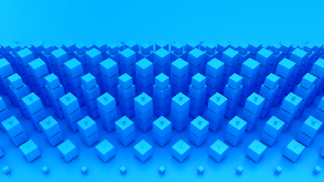 cubes form a wave