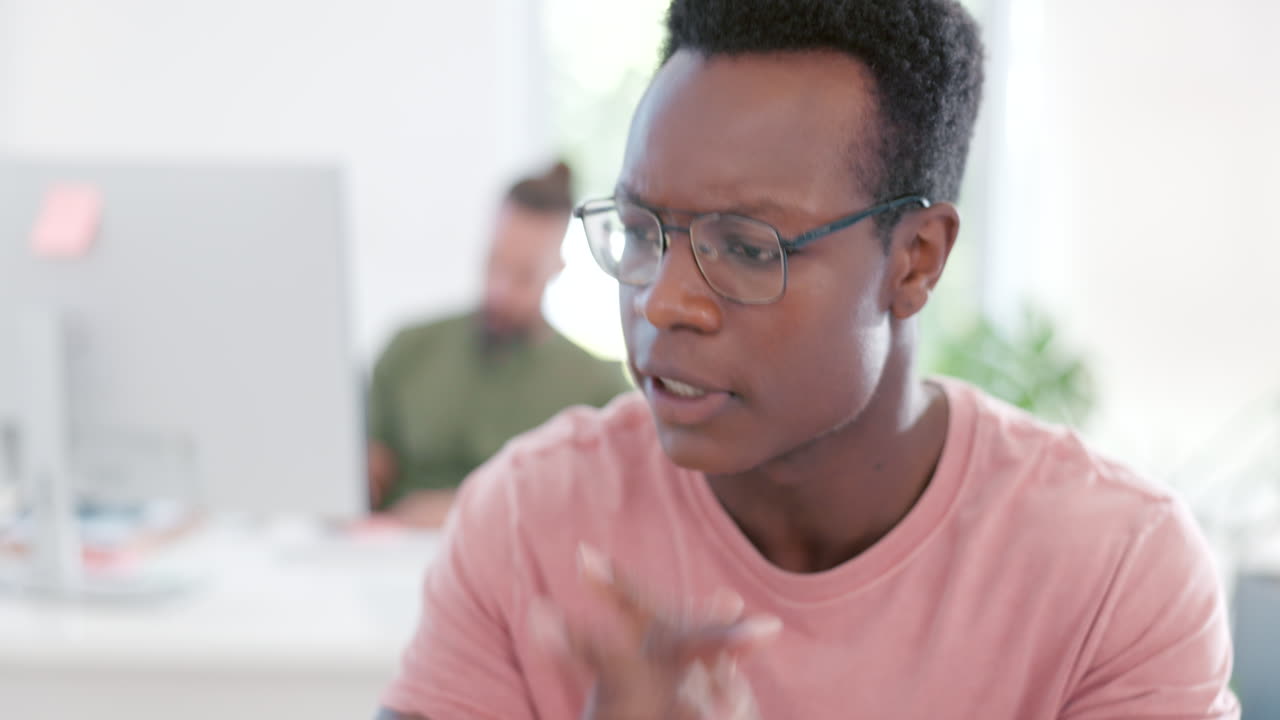 Thinking, solution idea or black man problem