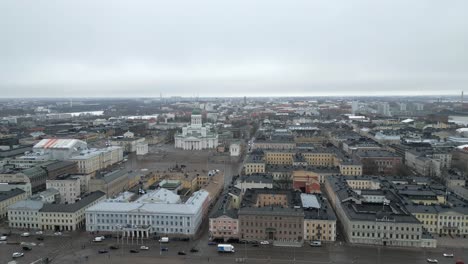 aerial view of helsinki, aerial view helsinki city skyline