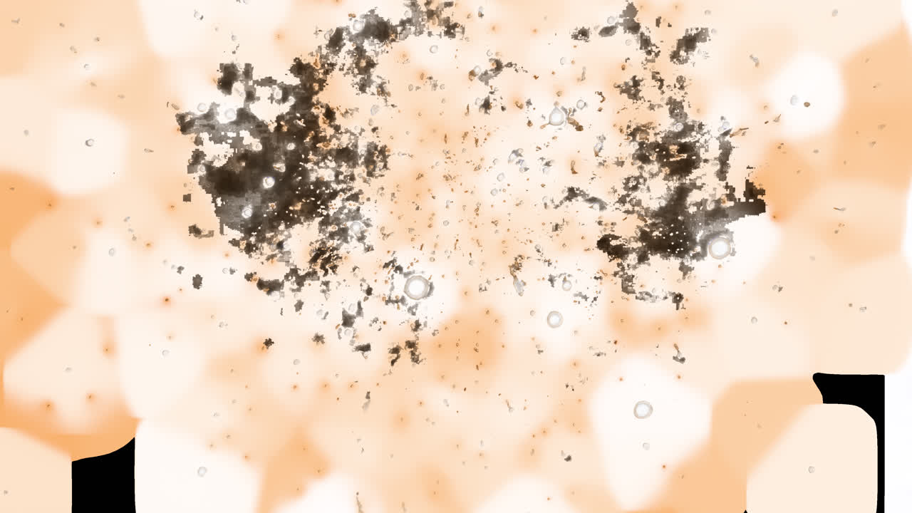 Falling snow animated overlay, transparent 4K video, alpha channel, ProRes 4444