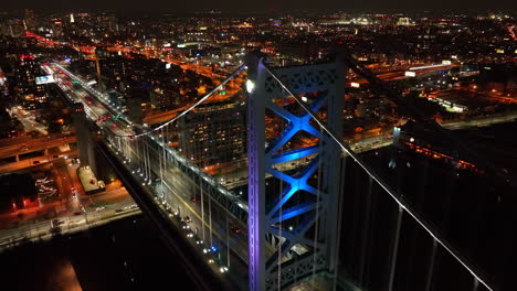 Puente-Ben-Franklin-De-Noche