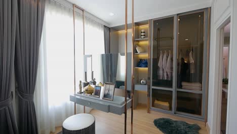 elegant and stylish walk in closet decoration walkthrough