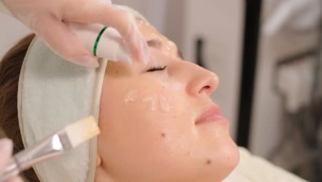 professional face care procedures in the modern cosmetology clinic