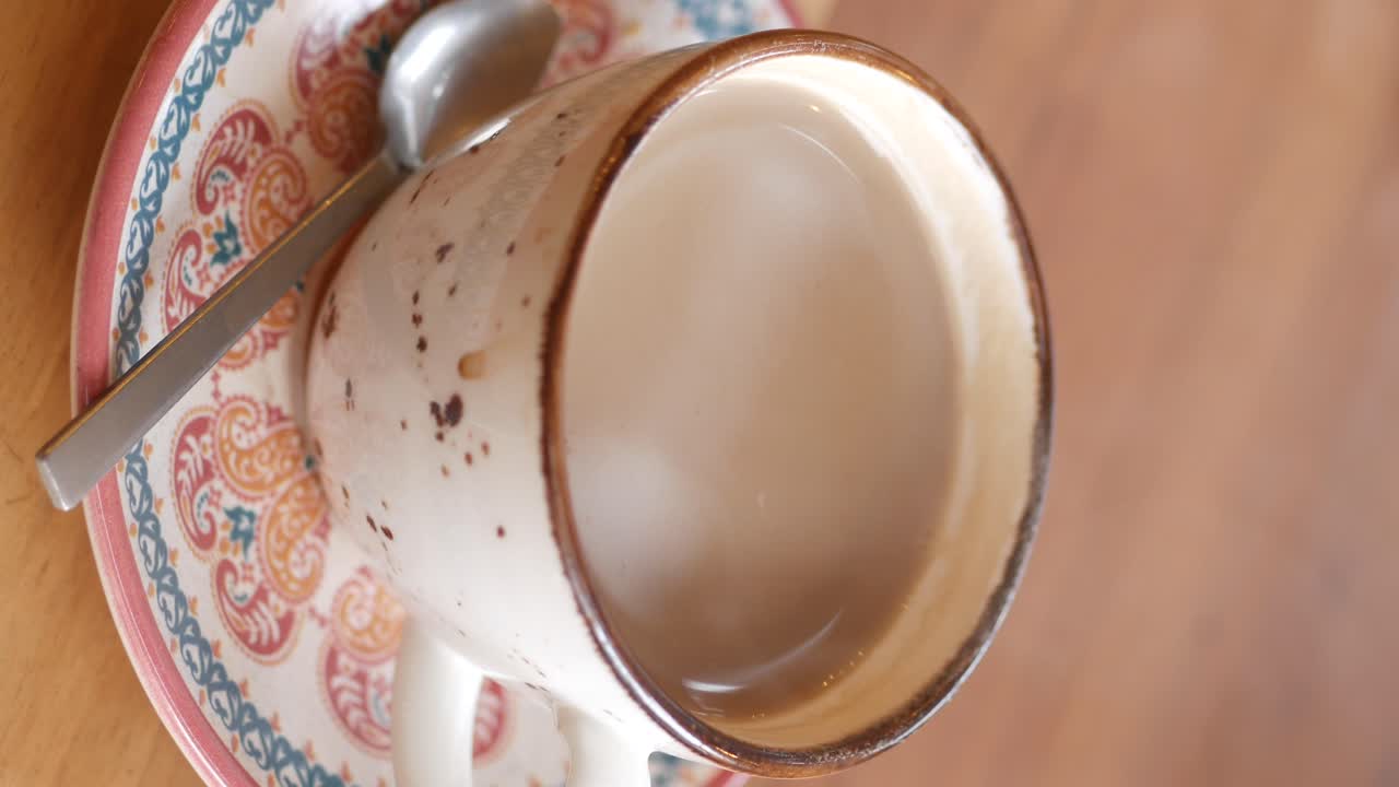 Coffee in a Decorative Cup