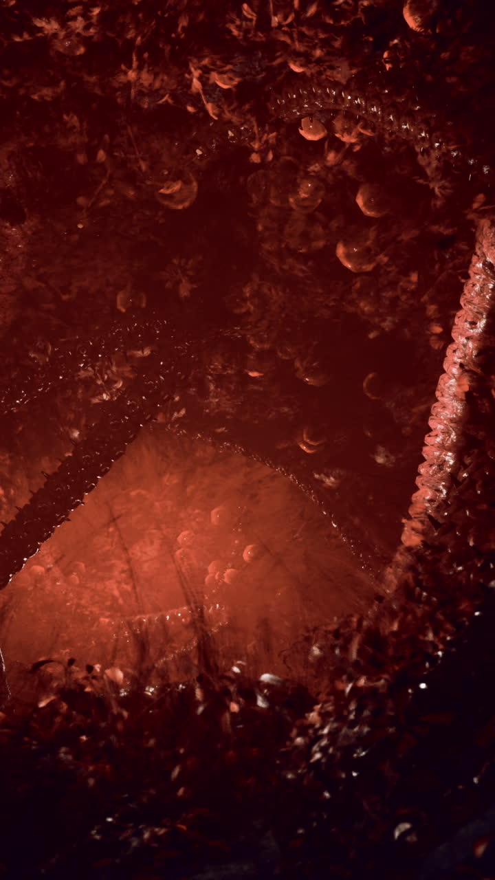 Esplorando un oscuro mondo alieno di forme e trame strane
