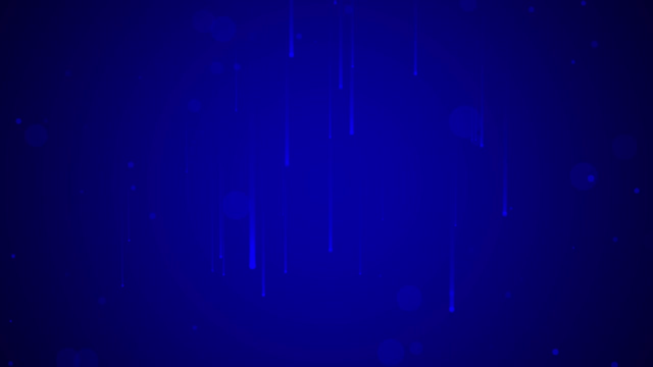 천천히 떨어지는 입자들이 빛과 그 결과로 발생하는 광선에 의해 조명되는 애니메이션 배경입니다.