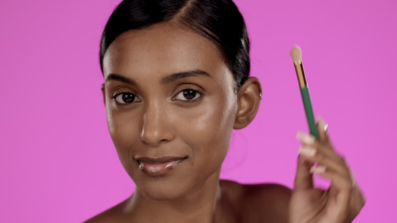 belleza, maquillaje y sombra de ojos