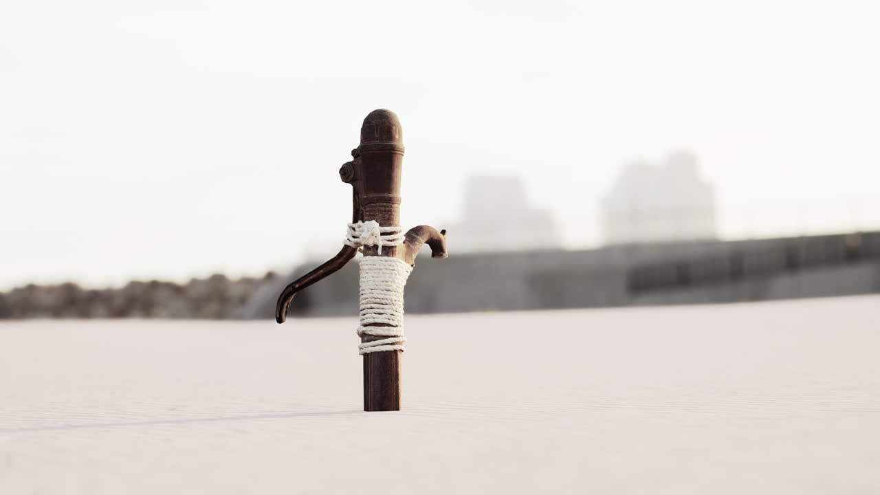 모래 해변에  ⁇ 은 금속 물  ⁇ 프