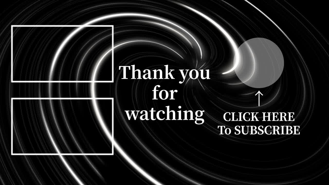 보르텍스 네온 엔드 카드 엔딩 스크린 모션