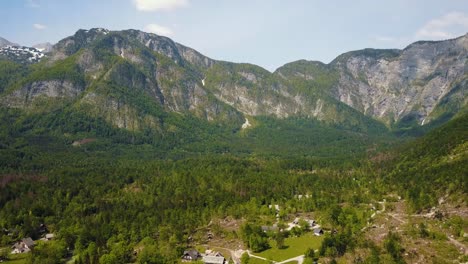 the amazing julien alps in slovenia - next to lake bohinj