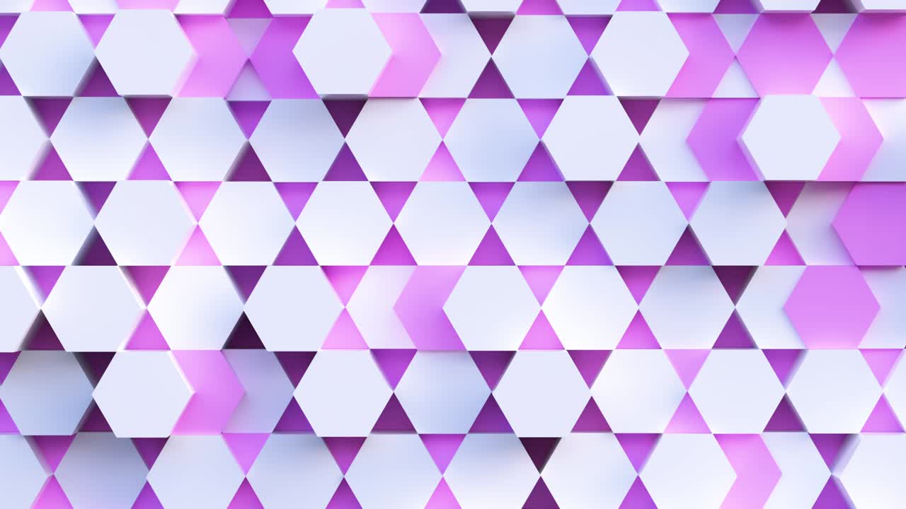 tecnología de movimiento de fondo de patrón hexagonal