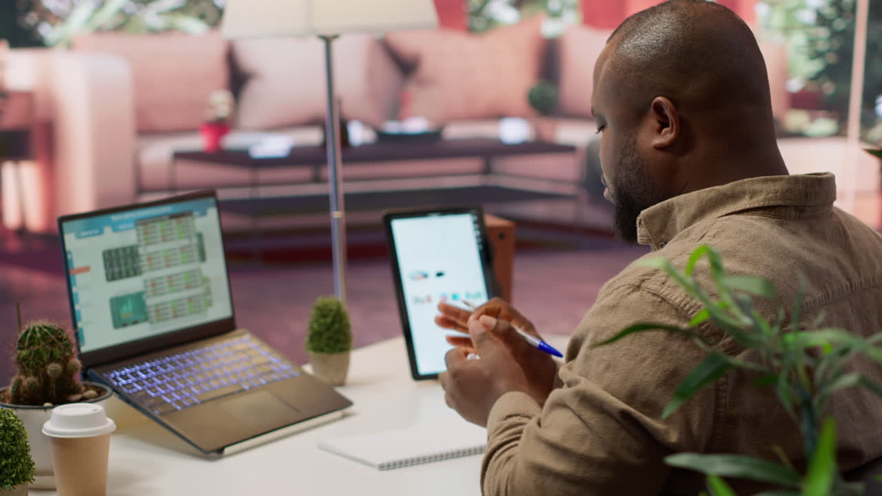 Financial manager taking notes for a new funding strategy