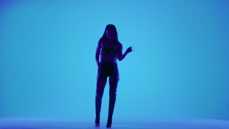 woman dancing in silhouette