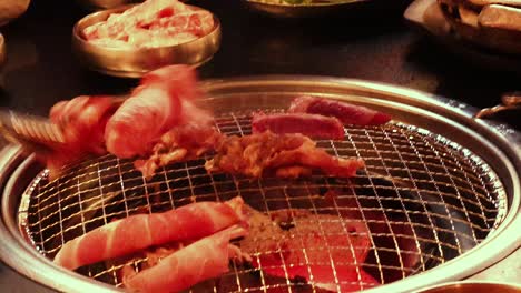 meat grilling on a barbecue in melbourne