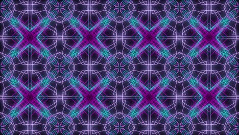 4k caleidoscopio de neón vj bucle líneas abstractas animación de bucle de fondo