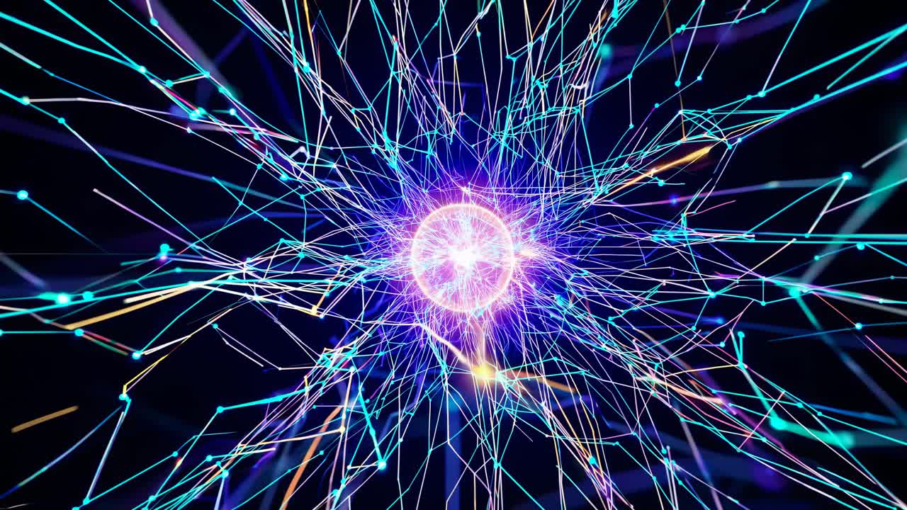 visualización de la red abstracta