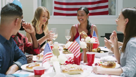 a-group-of-friends-having-lunch-at-home