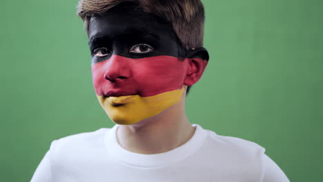 german fan celebrating goal