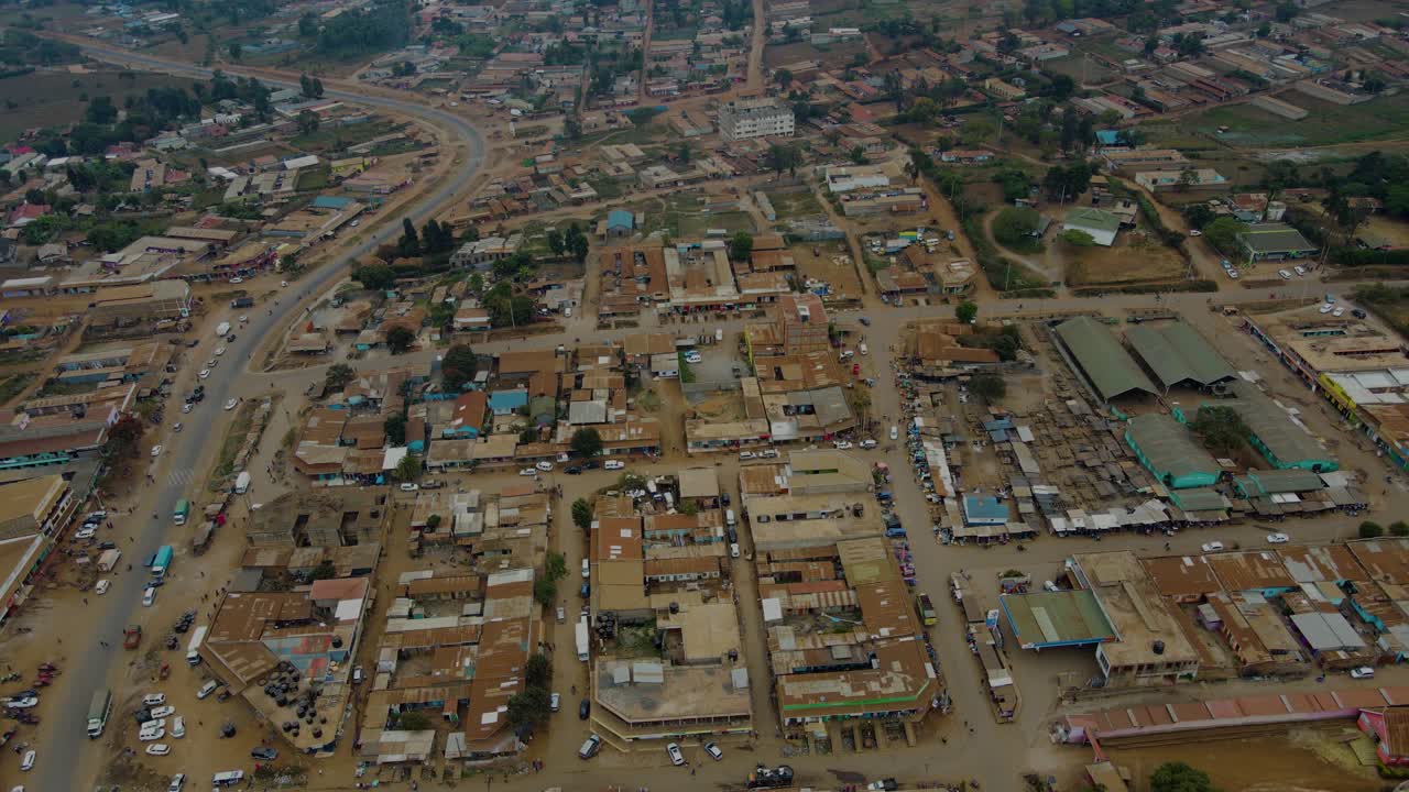 Paesaggio urbano - vista drone