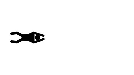 2d animation of icon swimming man in flat design. 4k
