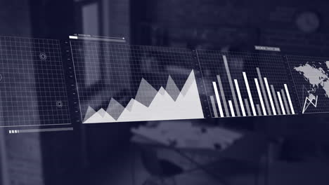 Animación-Del-Procesamiento-De-Datos-Financieros-Sobre-Una-Habitación-Vacía-En-La-Oficina