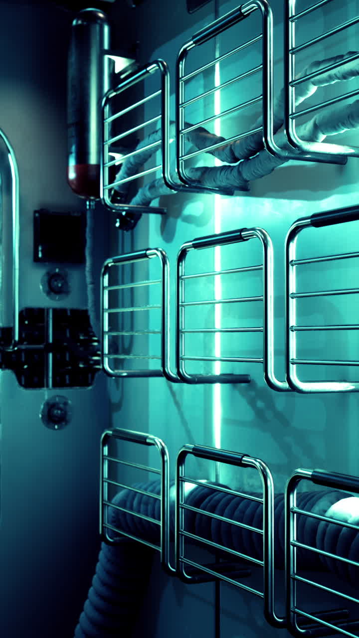 primo piano di fili e tubi metallici industriali in un ambiente meccanico