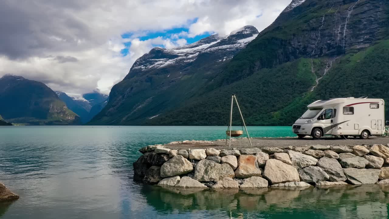 가족 휴가 여행 rv, 오토바이 휴가 여행