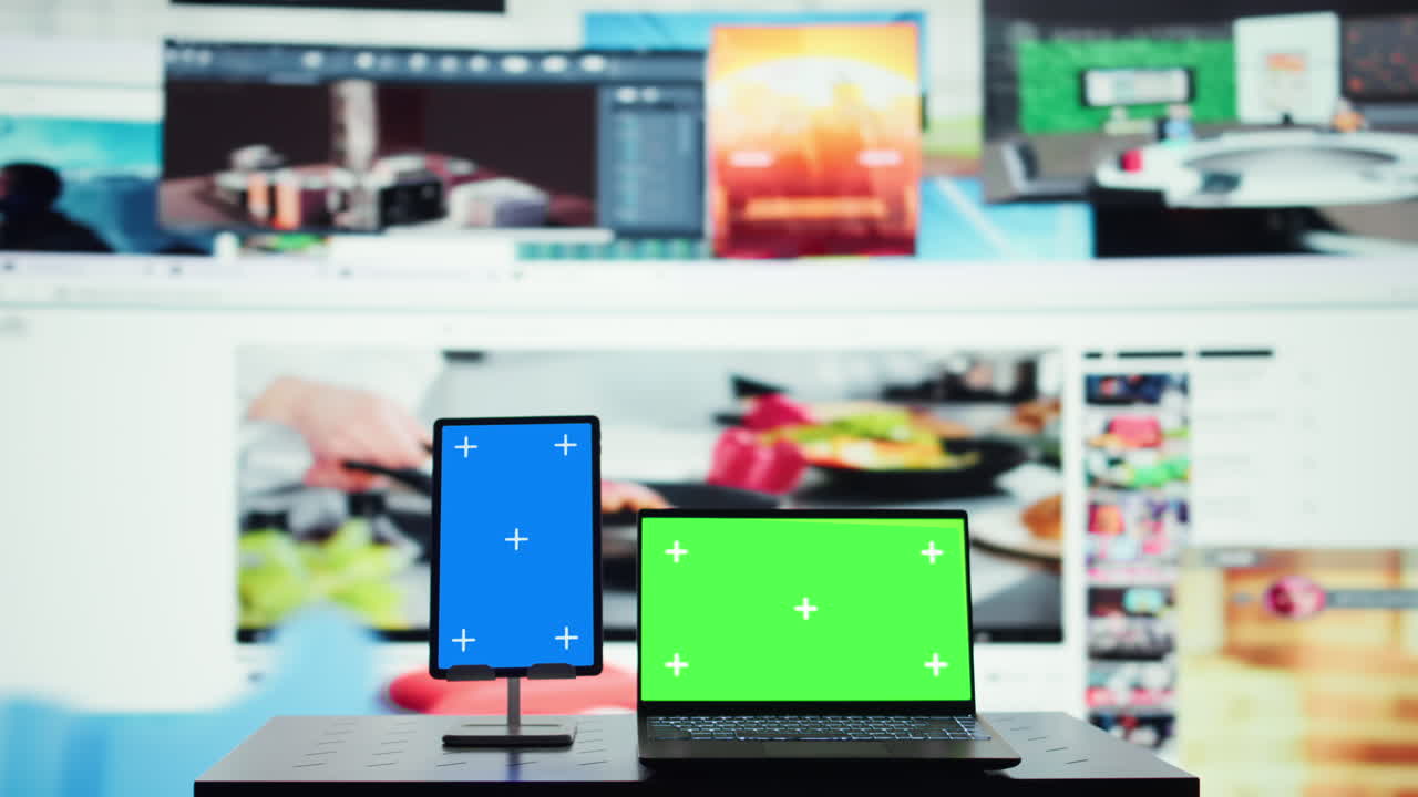 Chroma key devices and multimedia entertainment clips