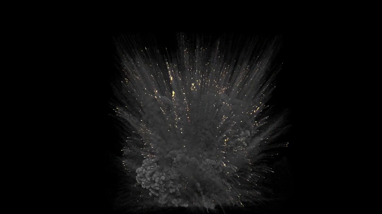 Explosion of Dark Dust with Sparks