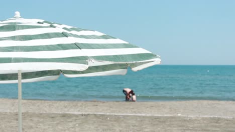 sun umbrellas on beach 3