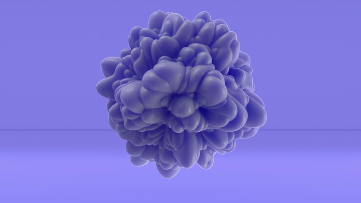 3d Looped abstract sphere with bulging. Wavy surface with ripples. Trendy monochrome texture, isolated ball with convexity, cell motion graphic design, animated elastic texture.