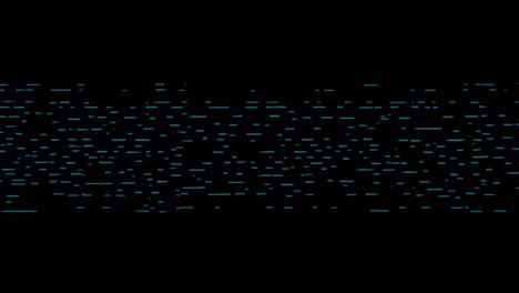 animation of blue lines moving on black background
