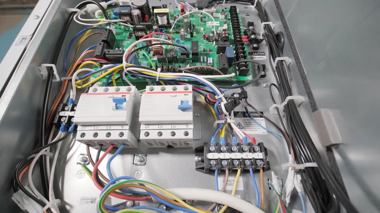 техник hvac устанавливает системы отопления, вентиляции и кондиционирования воздуха