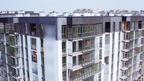 multi storey building apartments. exterior of new high rise multi story apartment building
