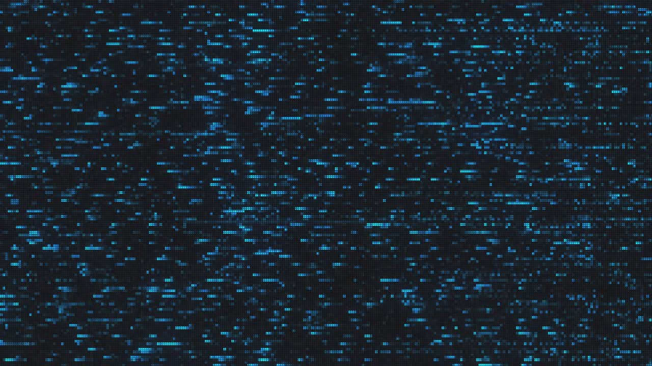 diseño único abstracto animación digital ruido de píxeles error de fallo daño de video