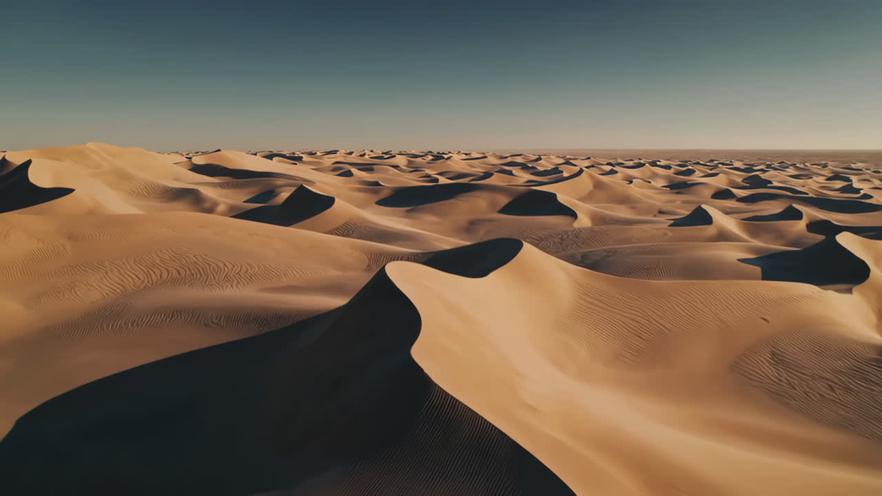 vista aérea de las vastas dunas de arena