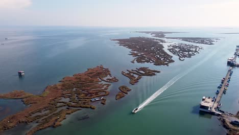 aerial shot of delta axiou river national park