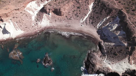 rocky and dry coastline of cabo de gata-nijar natural park, almeria, spain