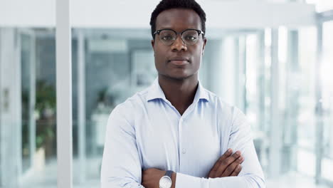 Office,-arms-crossed-and-serious-black-man
