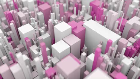 la superficie del cubo cambia de color en 4k.