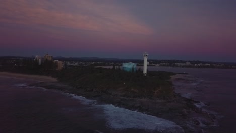 Point-Cartwright-Lighthouse-Sunrise---Drone