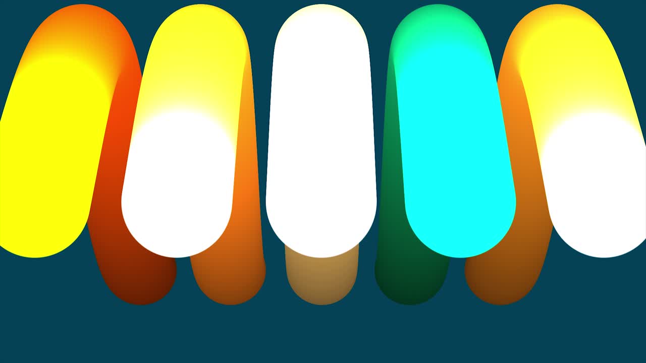 Colorful 3D Geometric Abstract Background