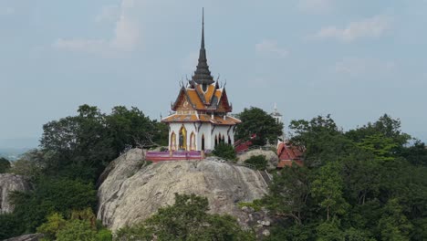 thai temple on a mountain