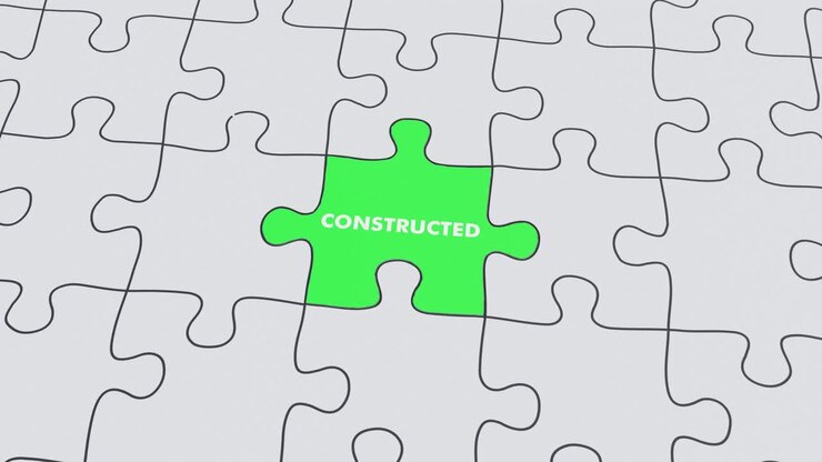 Demolished Constructed Jigsaw puzzle assembled