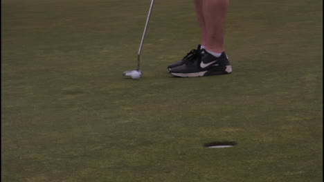 golfing on the course