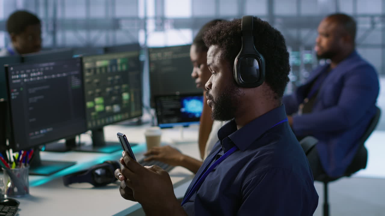 equipo técnico en acción