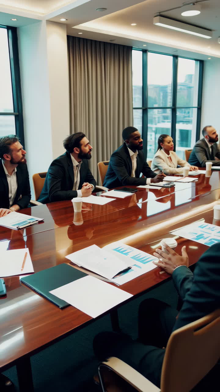 reunión de negocios en curso