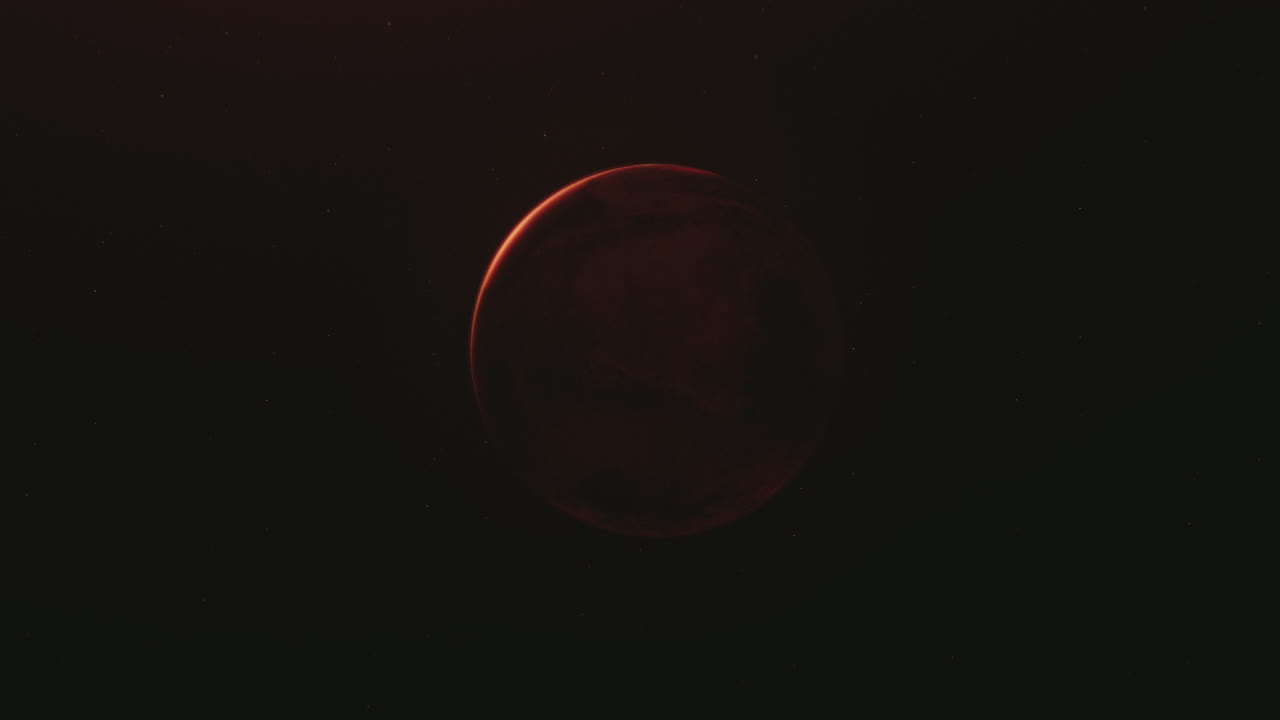 Planet Mars vieved from Space