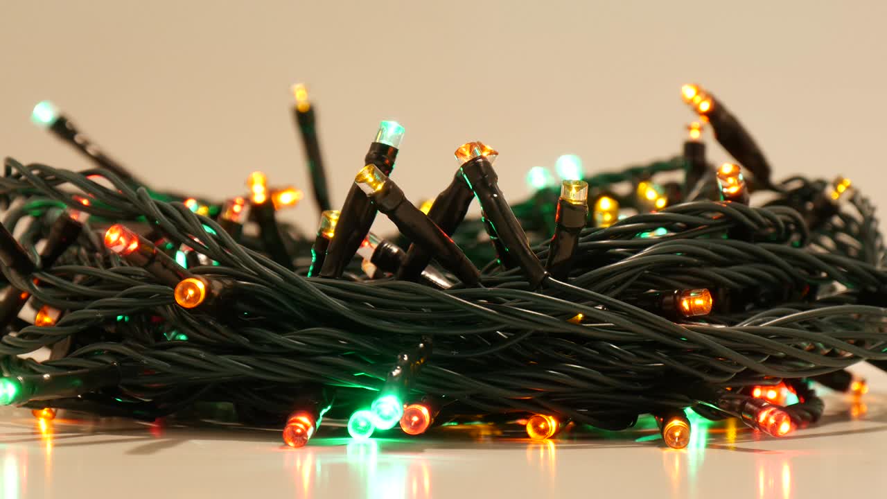 lámparas de luz de color giltter y flash